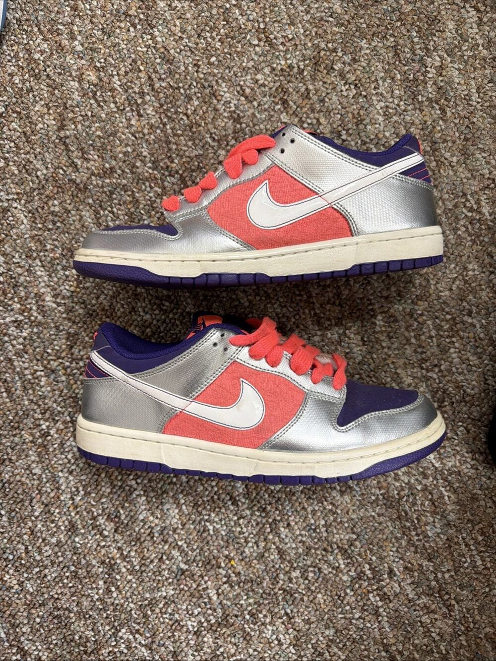 Size 10 - Nike Dunk Premium 6.0 Low Court Purple Silver W BB